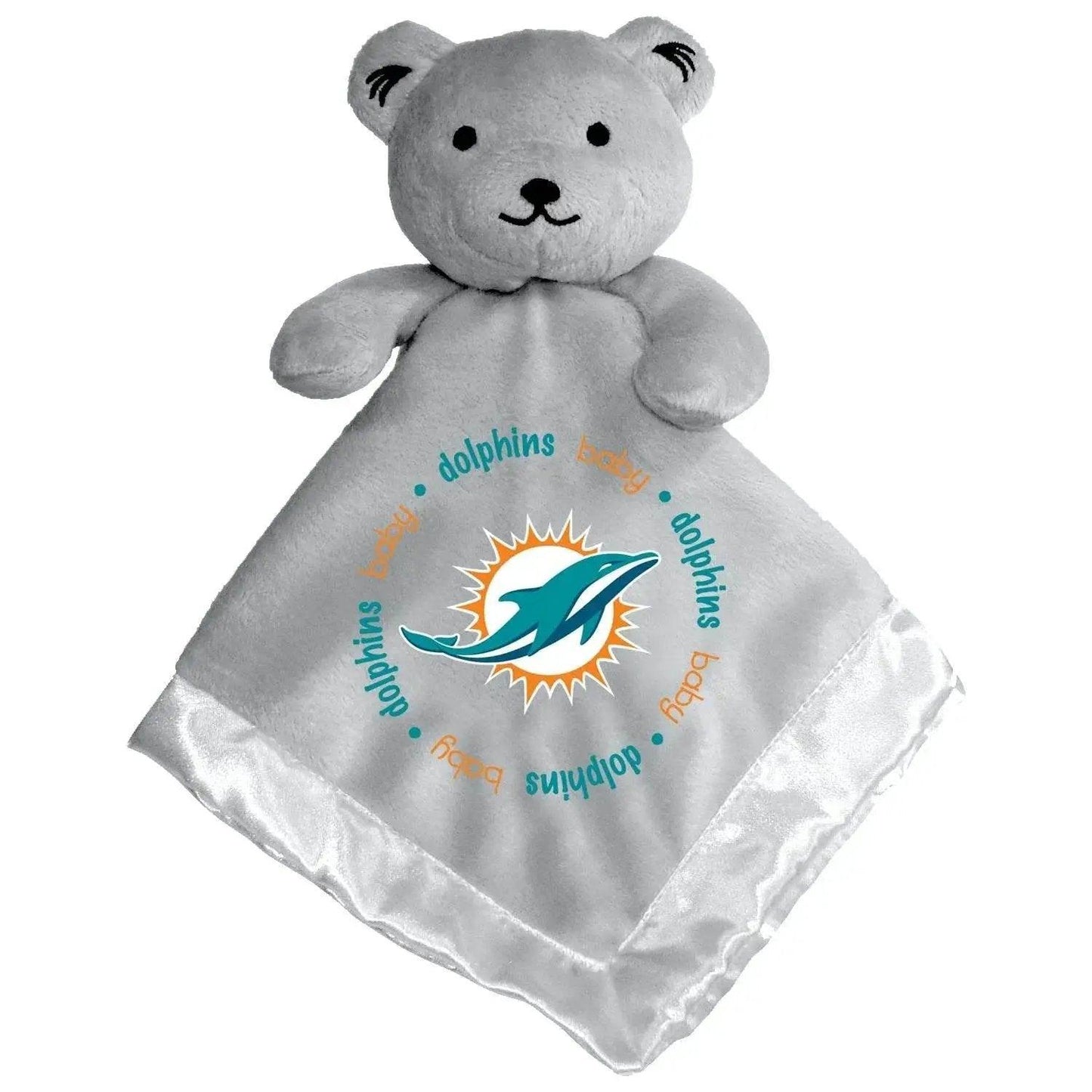 Miami Dolphins Gray Security Bear With Embroidered Logo - ToylandEU™