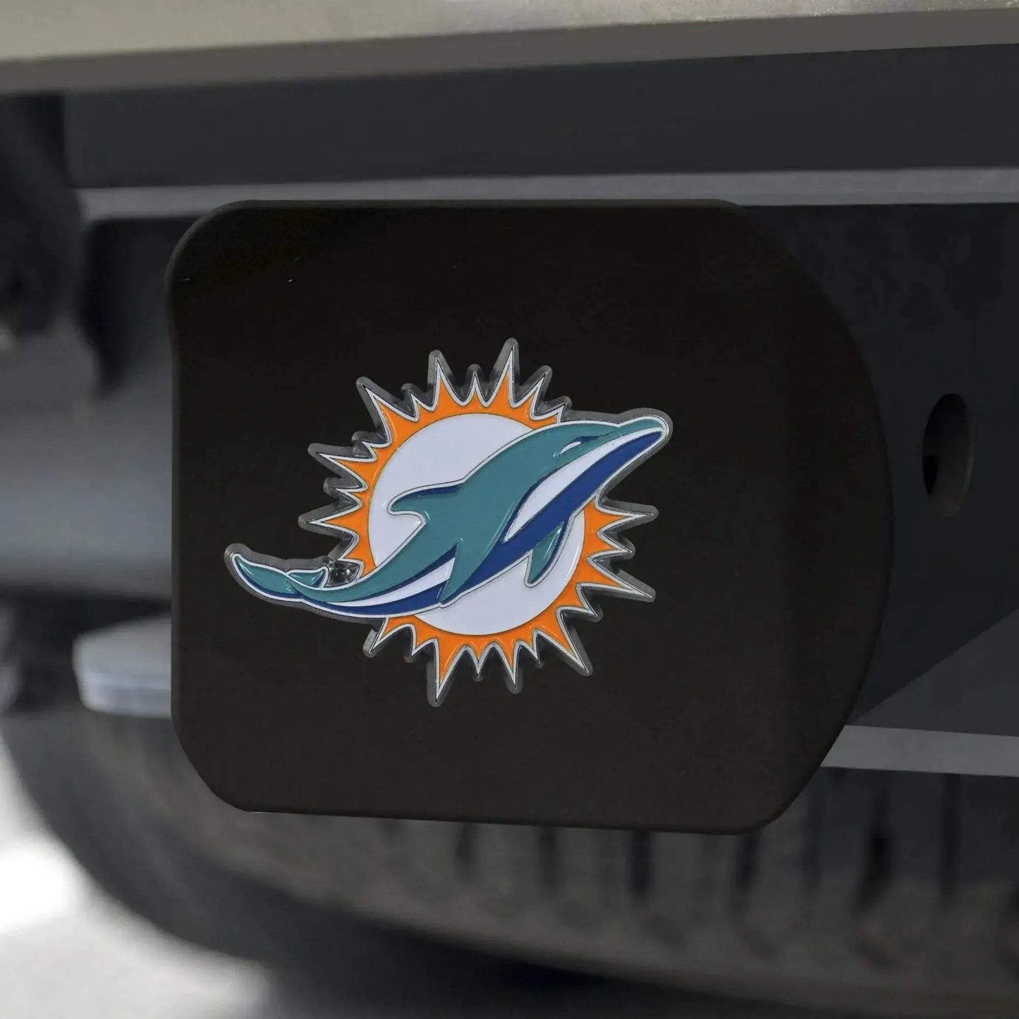 Miami Dolphins Hitch Cover Black 2 Inch 3D Emblem Color - ToylandEU™