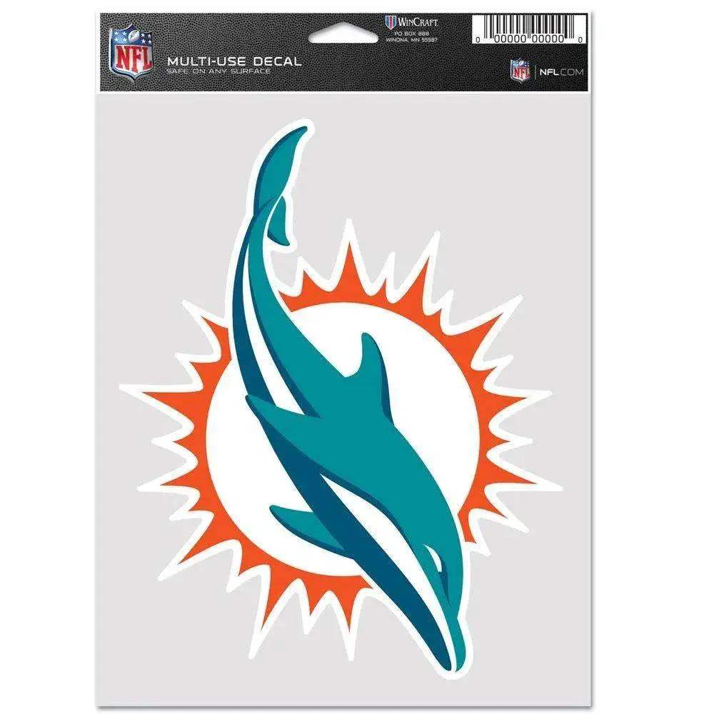 Miami Dolphins Multi Use Fan Decal Single By Wincraft - ToylandEU™