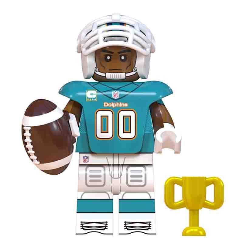 Miami Dolphins Lego Minifigure Official NFL Collectible - ToylandEU™