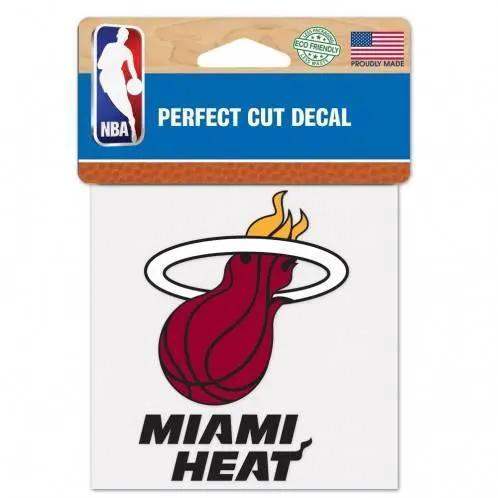 Miami Heat 4x4 Perfect Cut Vinyl Decal Outdoor Color - ToylandEU™