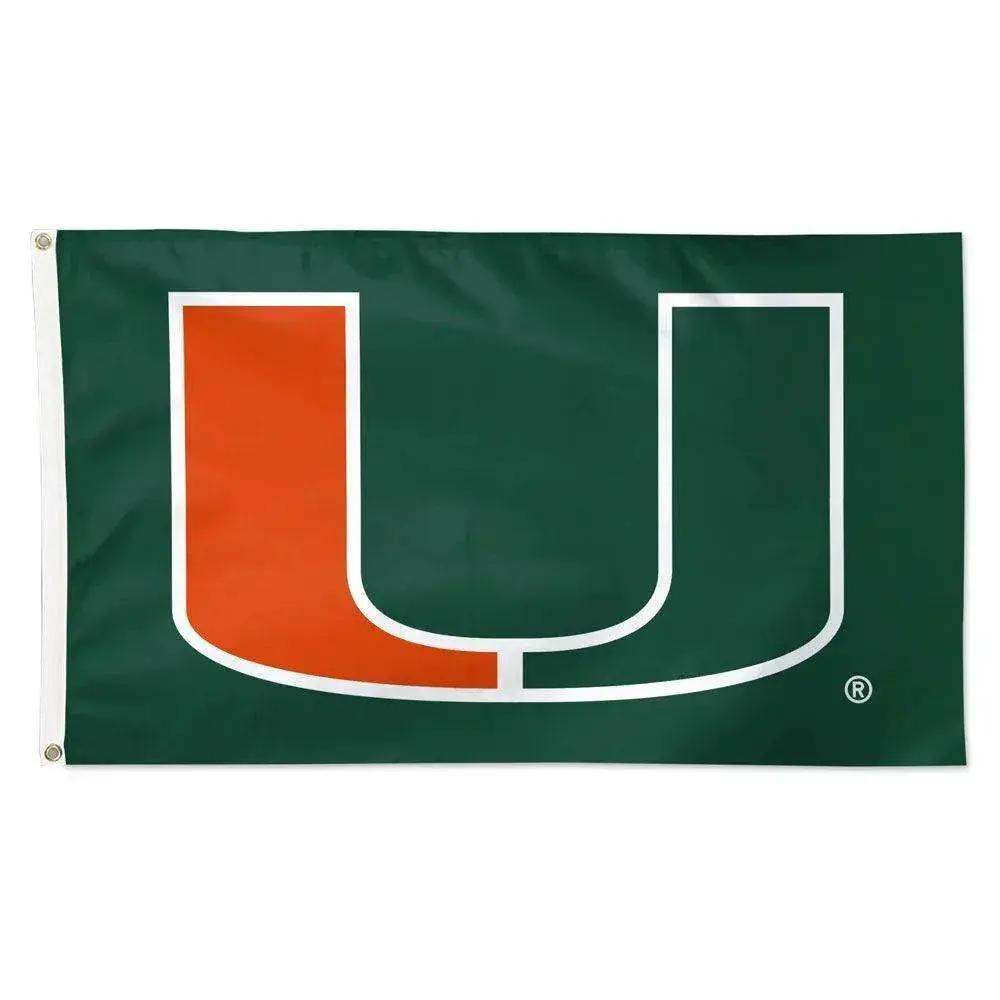 Miami Hurricanes 3x5 Flag NCAA Team Banner Premium - ToylandEU™