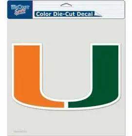 Miami Hurricanes Decal 8x8 Die Cut Color - ToylandEU™