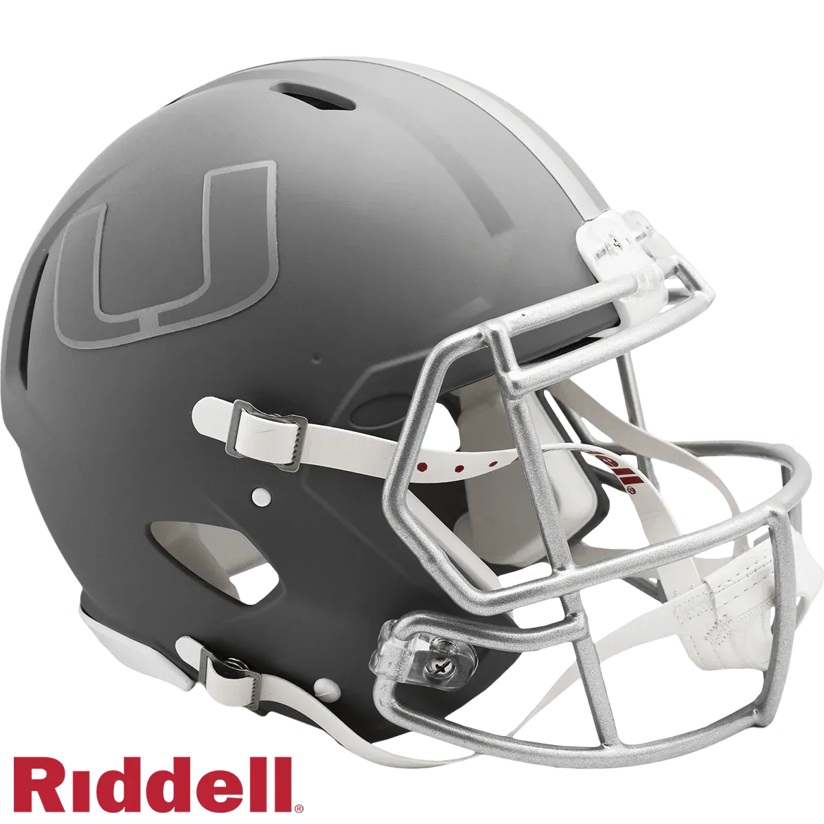 Miami Hurricanes Riddell Helmet Slate Alternate Full Size - ToylandEU
