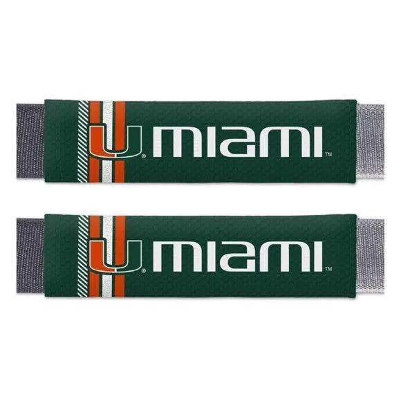 Miami Hurricanes Seat Belt Pad Set Team Color 2 Pack - ToylandEU™