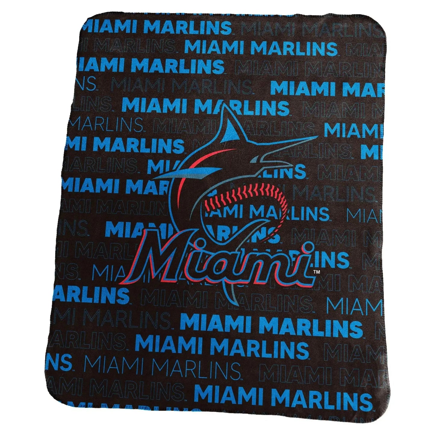 Miami Marlins Fleece Blanket 50x60 Classic Stadium Throw - ToylandEU™