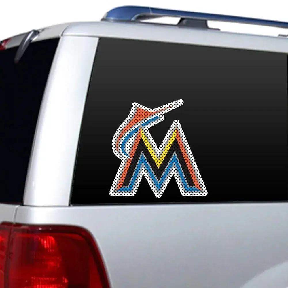 Miami Marlins Window Film Die Cut 12 Inch Vinyl Decal - ToylandEU™