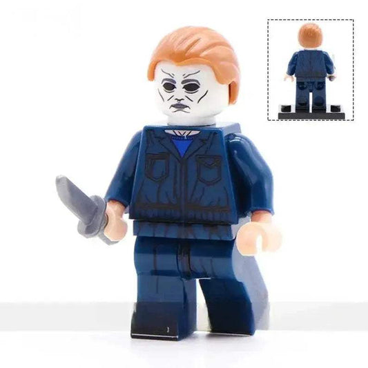 Michael Myers Halloween Lego Minifigures Custom Horror Toys 2 - Minifigure Toys