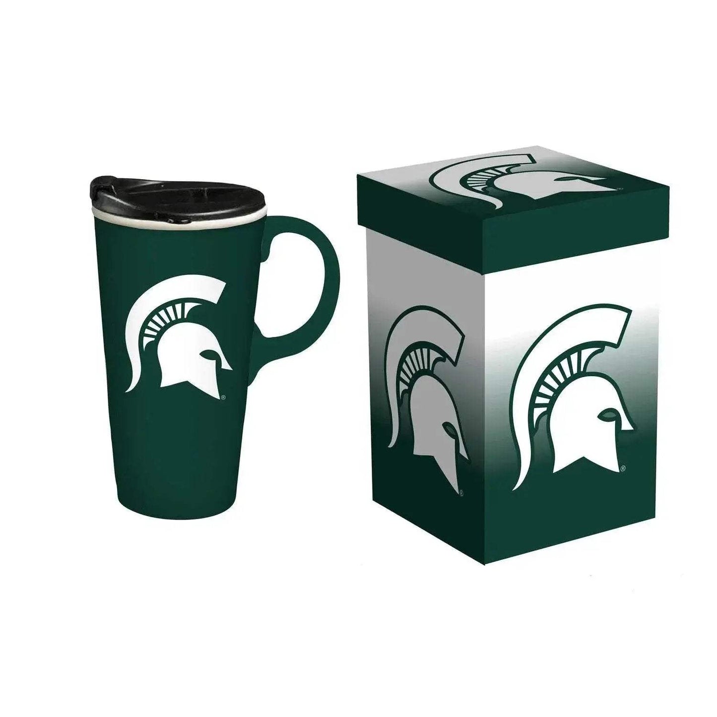 Michigan State Spartans 17oz Travel Cup With Gift Box - ToylandEU™