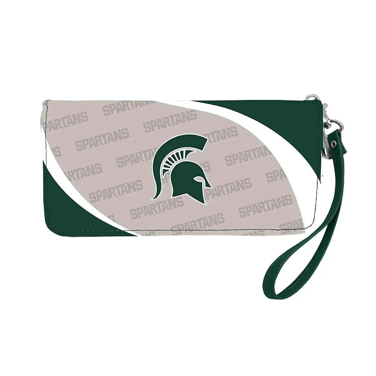Michigan State Spartans Curve Wallet Zippered Organizer - ToylandEU™