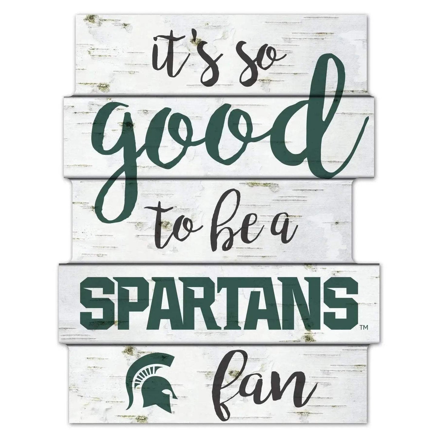 Michigan State Spartans Sign 11x14 Wood Good To Be A Fan - ToylandEU™
