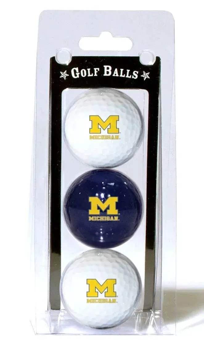 Michigan Wolverines 3 Pack of Golf Balls - ToylandEU