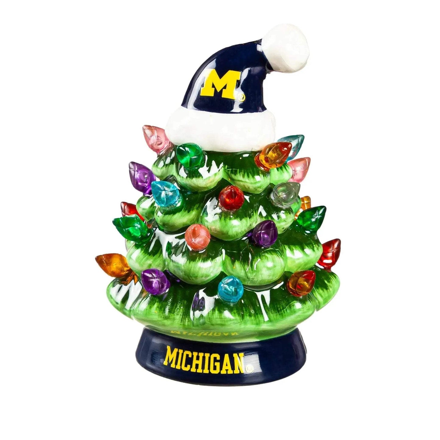 Michigan Wolverines 4 Inch LED Christmas Tree Tabletop - ToylandEU™