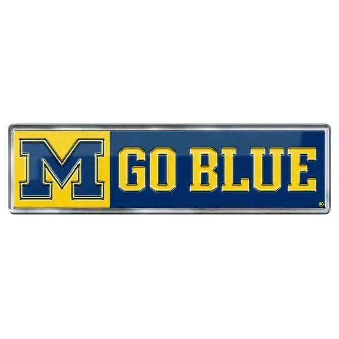 Michigan Wolverines Auto Emblem Color Alternate Logo - ToylandEU™