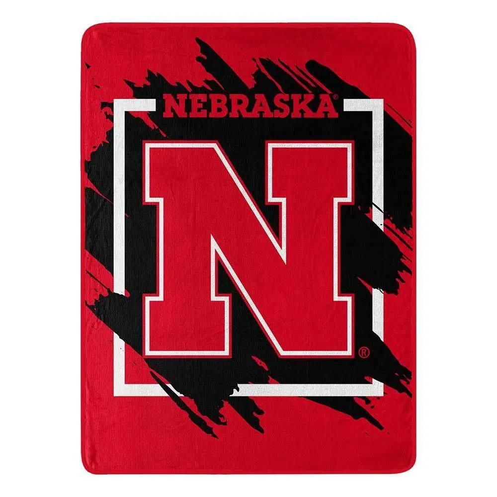 Nebraska Cornhuskers Micro Raschel Blanket Rolled 46x60 - ToylandEU™