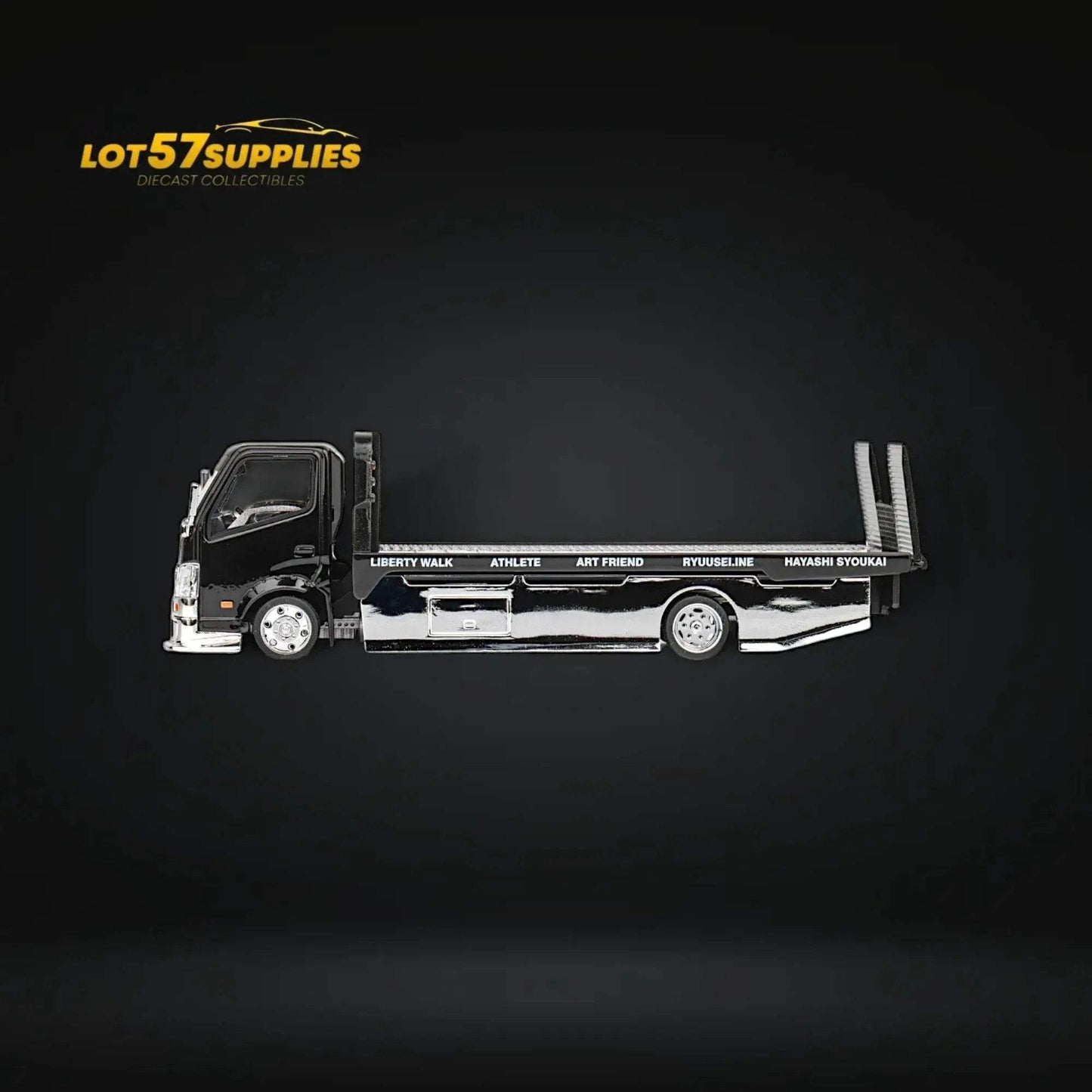 MicroTurbo HINO 300 Custom Flatbed Truck AIT Limited Edition Flatbed 1:64 - ToylandEU