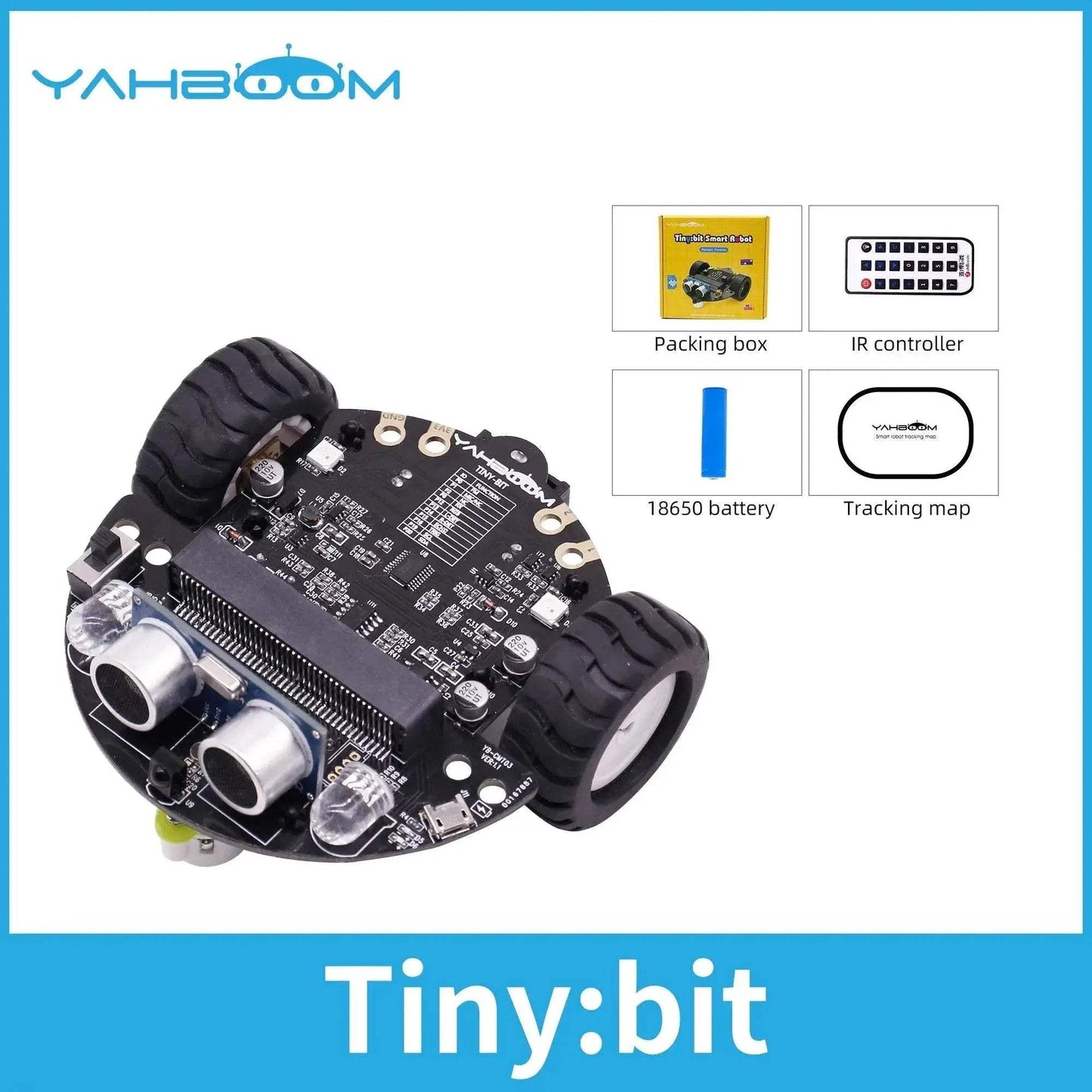Microbit Coding Robotics Car Kit for STEM Education - Yahboom Tinybit - ToylandEU™