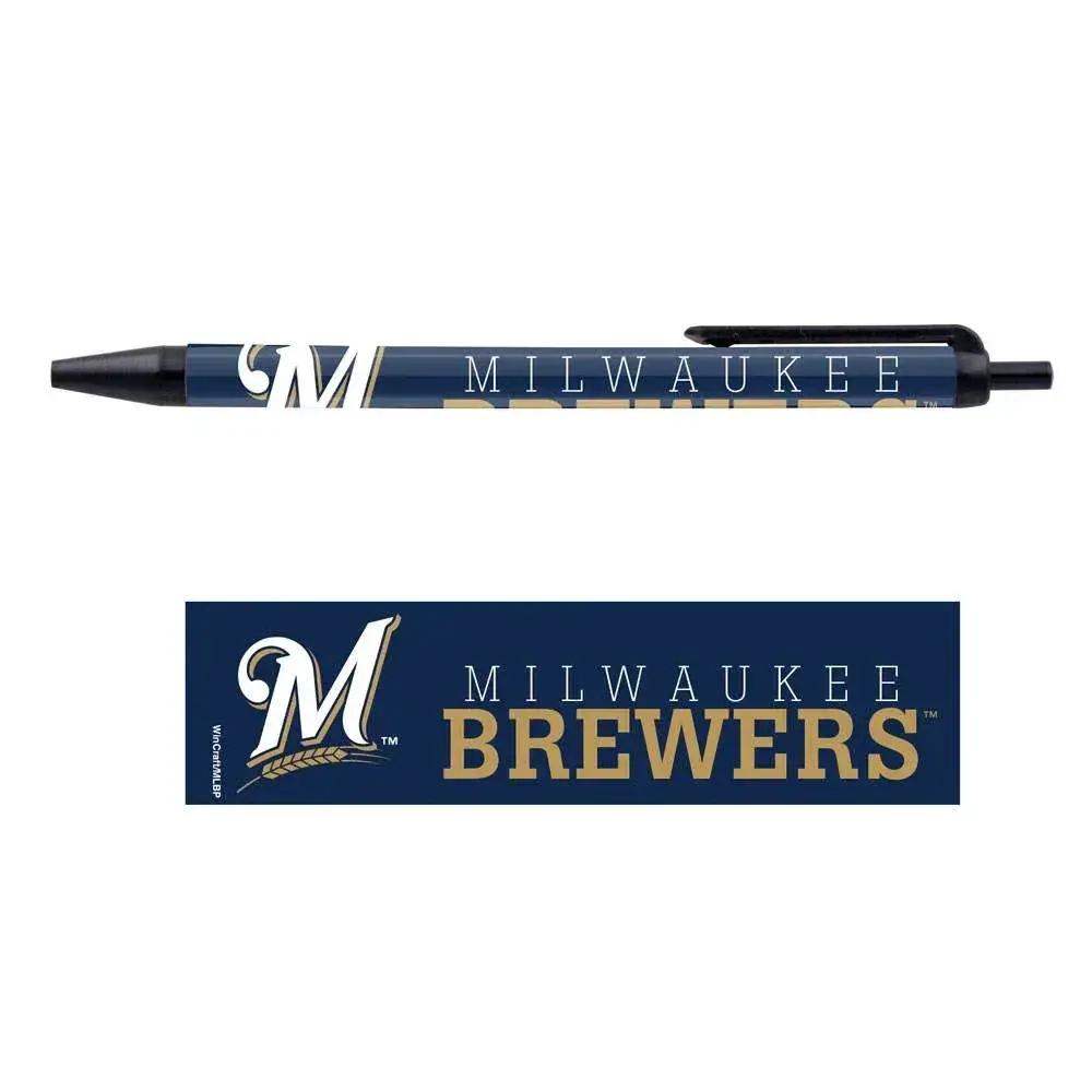 Milwaukee Brewers Pens 5 Pack Black Ink Wincraft Pro - ToylandEU™