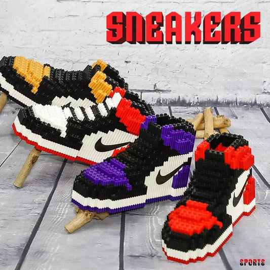 Mini Basketball Shoes 3D Puzzle Building Blocks Set for Adults - ToylandEU