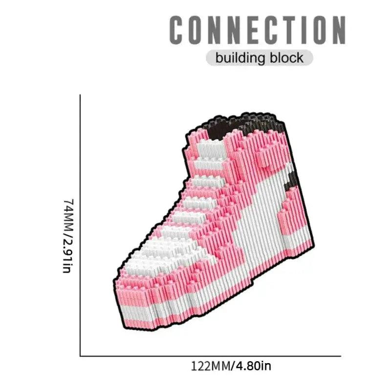 Mini Basketball Shoes Building Blocks Educational DIY - ToylandEU™