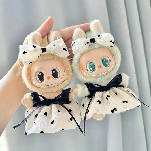 Mini Doll Clothes Outfit Accessories for Korea Kpop Exo Labubu Idol V1 V2 Skirt Sweater Clothing Gift - ToylandEU