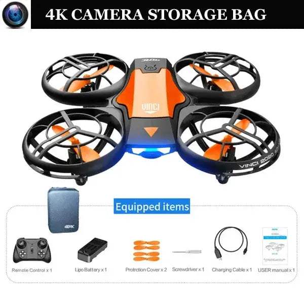 Mini Drone With 4K Camera WiFi FPV Altitude Hold Foldable - ToylandEU