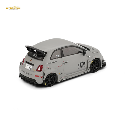 Abarth 595 Diecast LBWORKS Edition 1 64 Grey - ToylandEU™