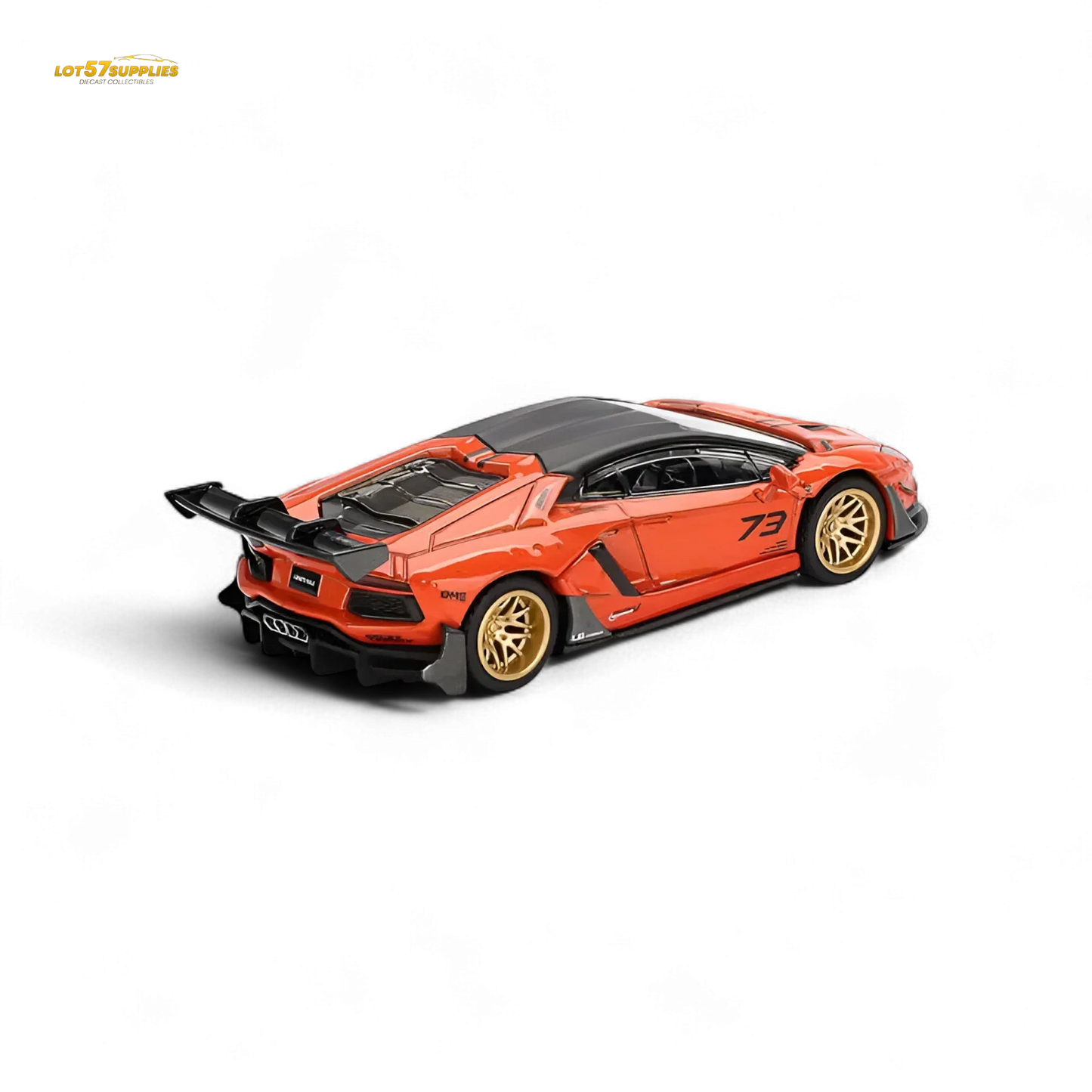 Mini GT Lamborghini Aventador Diecast Model Orange Limited Edition - ToylandEU