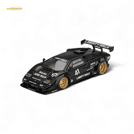 Mini GT Lamborghini Countach LB-WORKS Black 1:64 - ToylandEU™