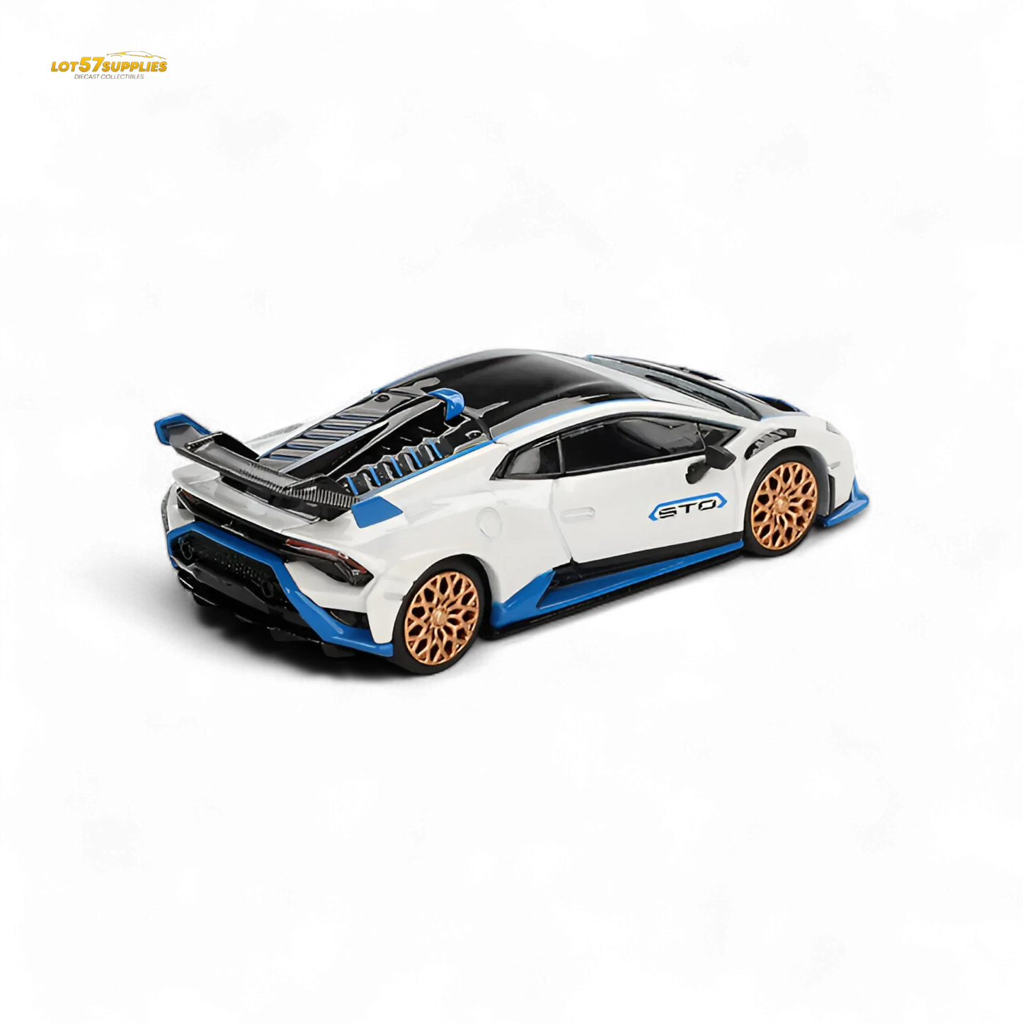 Mini-GT Lamborghini Huracán STO Bianco Asopo #788 1:64 - ToylandEU