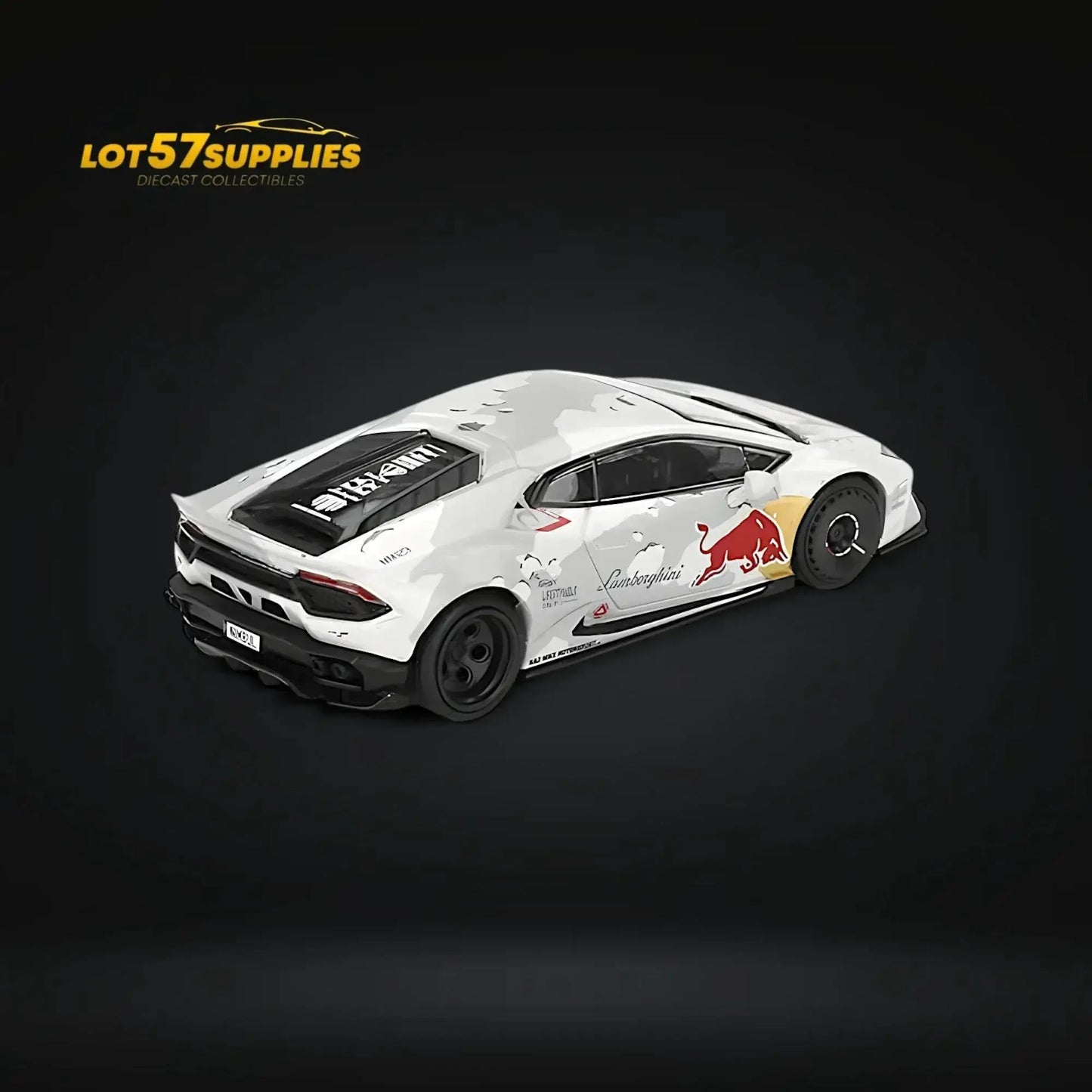 Mini-GT Lamborghini Huracan LB Works Ver. 2 Mad Mike NIMBUL RedBull Camouflage 1:64 MGT00967 - ToylandEU