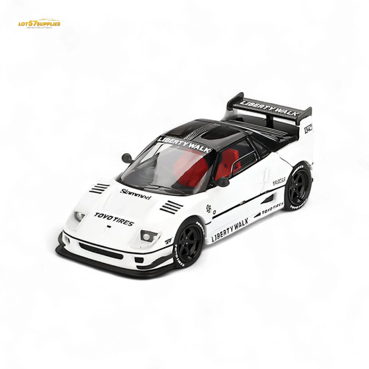 Mazda AZ1 Liberty Walk LB40 White Enthusiast Mini GT - ToylandEU™