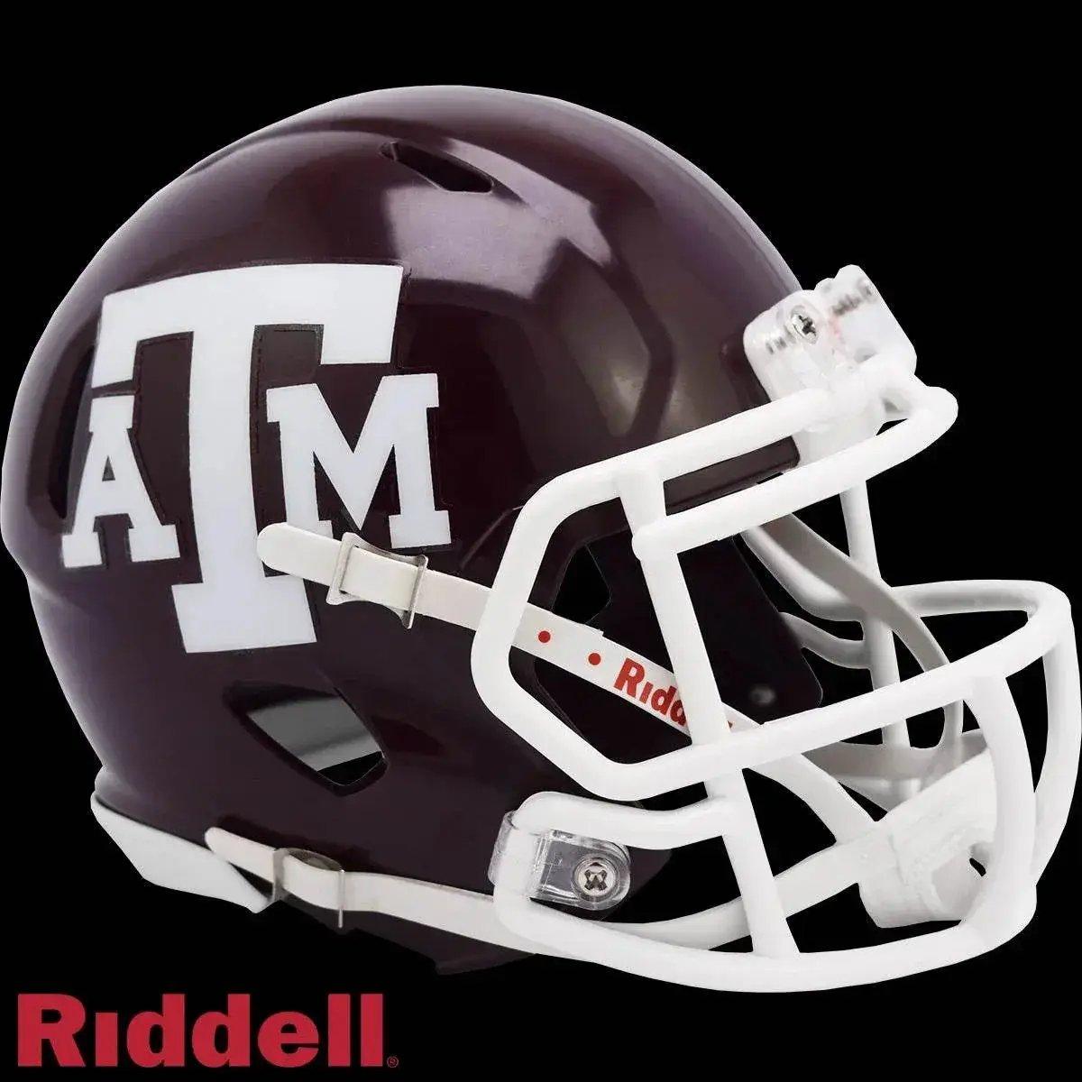 Texas A M Aggies Mini Speed Style Riddell Helmet Maroon - ToylandEU™