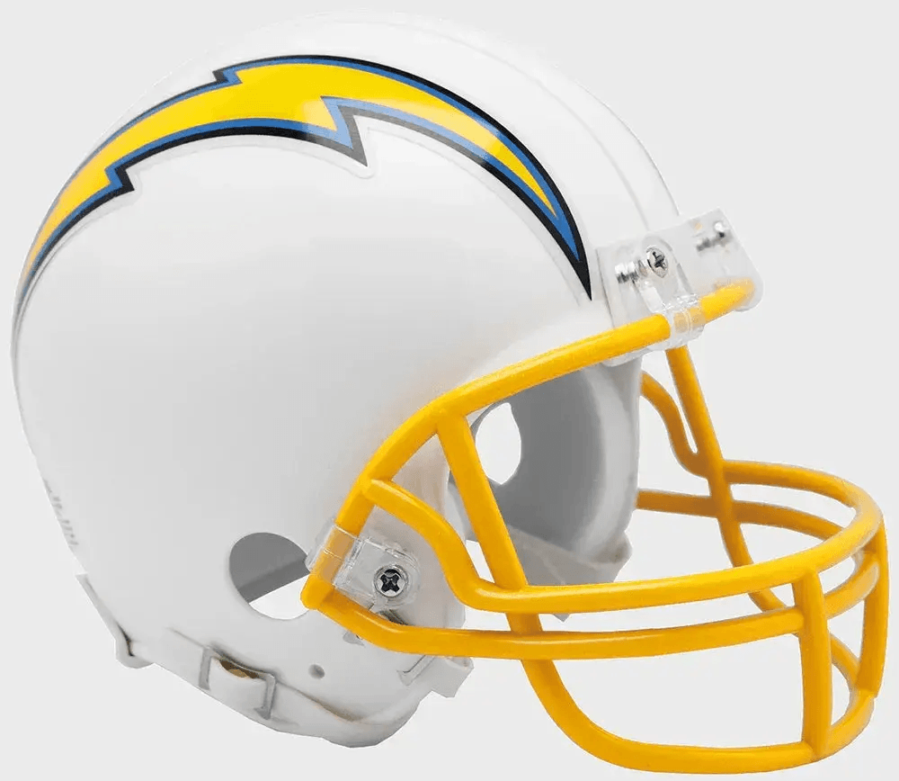 Los Angeles Chargers Mini Helmet Riddell Replica VSR4 2019 - ToylandEU™