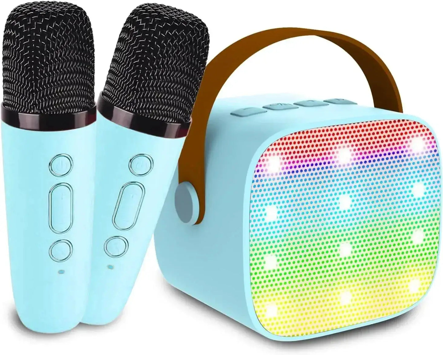 Mini Karaoke Machine With Bluetooth Speaker And 2 Wireless Mics - ToylandEU