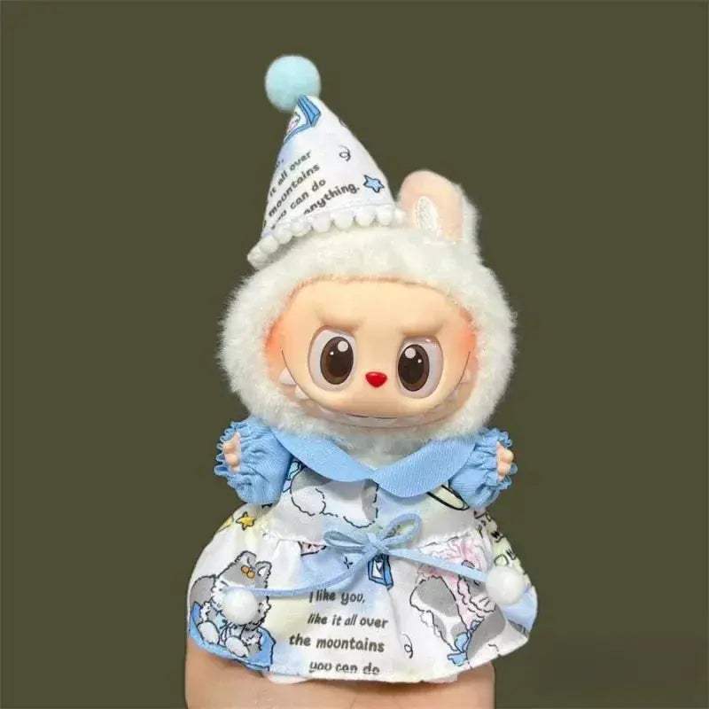 Mini Plush Labubu Doll Clothes Set For DIY Outfits - ToylandEU