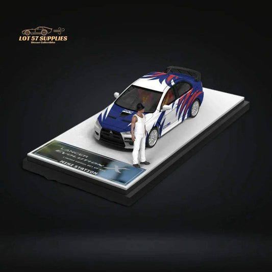 Mini Station Mitsubishi Lancer EVO X Need for Speed Black List #9 Livery Figure Version 1:64 - ToylandEU™