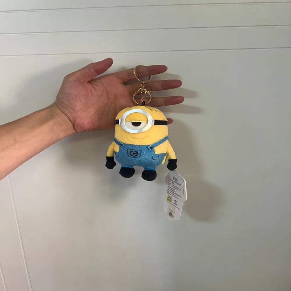 Minions Plush Keychain | Soft Minion Bag Clip | Toylandeu™