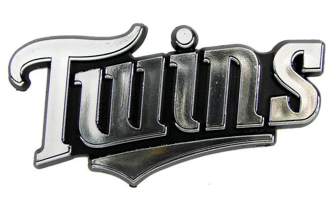 Minnesota Twins Auto Emblem Chrome Silver Car Accessory - ToylandEU™