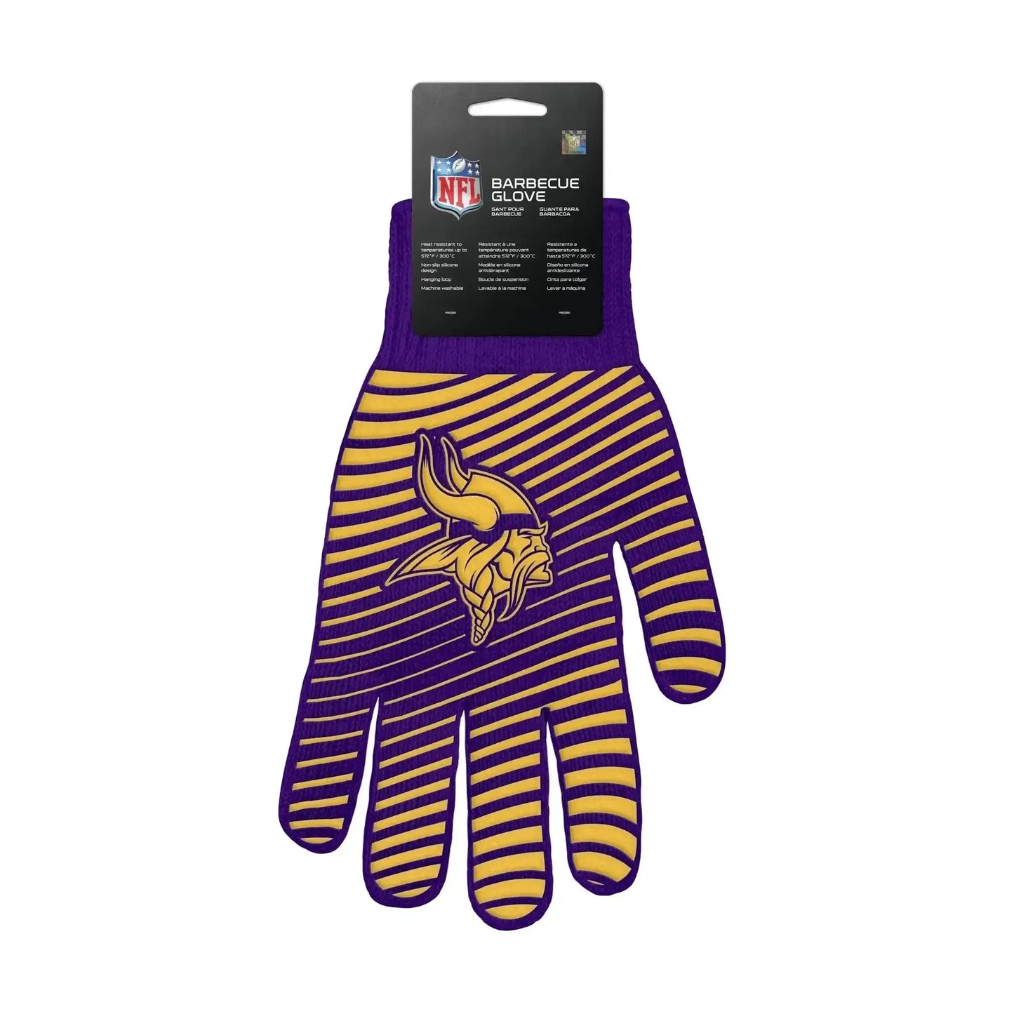 Minnesota Vikings BBQ Glove Heat Resistant 572F 300C - ToylandEU™