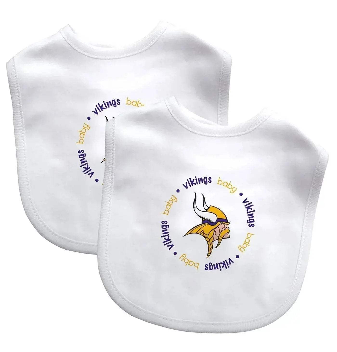 Minnesota Vikings Baby Bib 2 Pack Officially Licensed - ToylandEU™