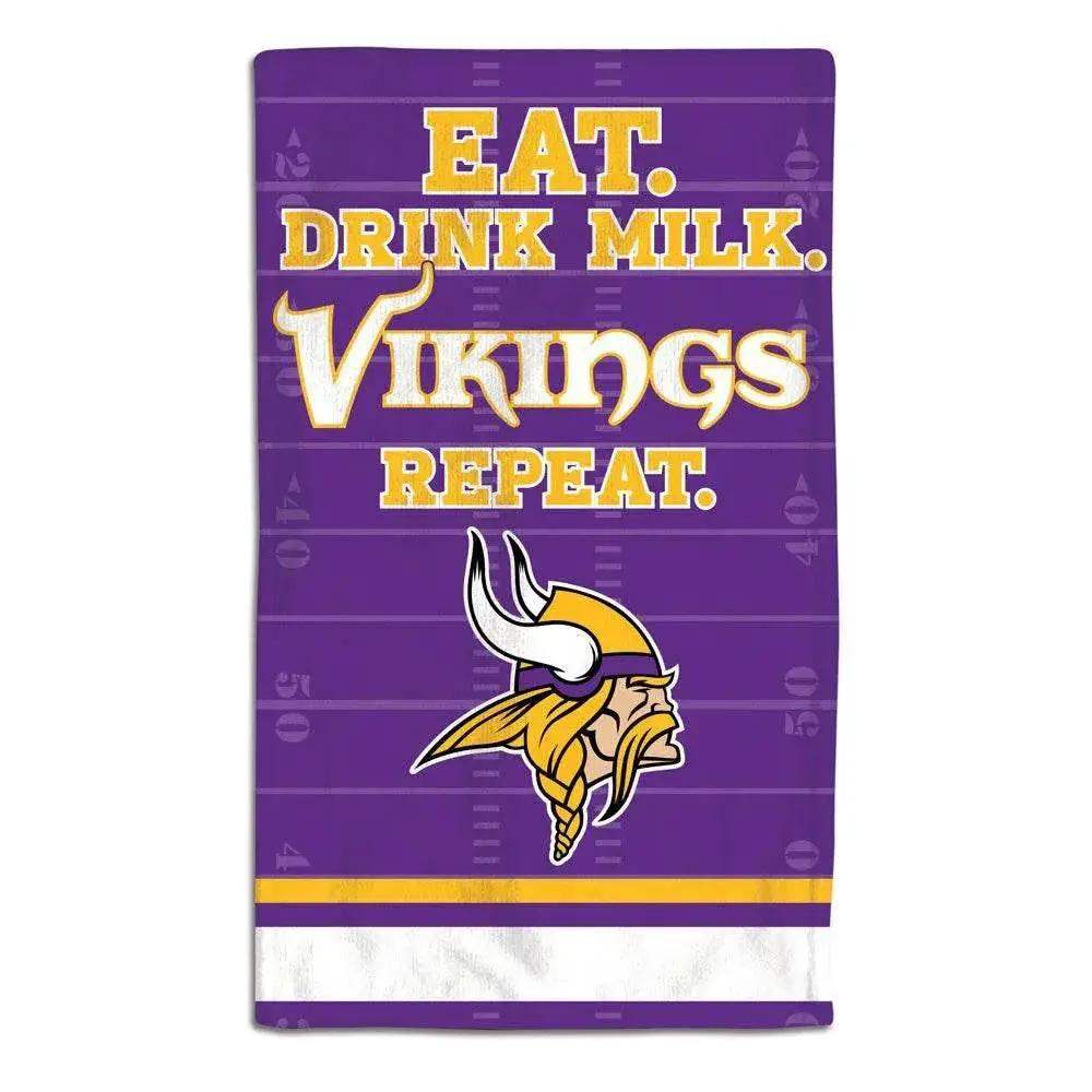 Minnesota Vikings Baby Burp Cloth 10x17 Soft Terry - ToylandEU™