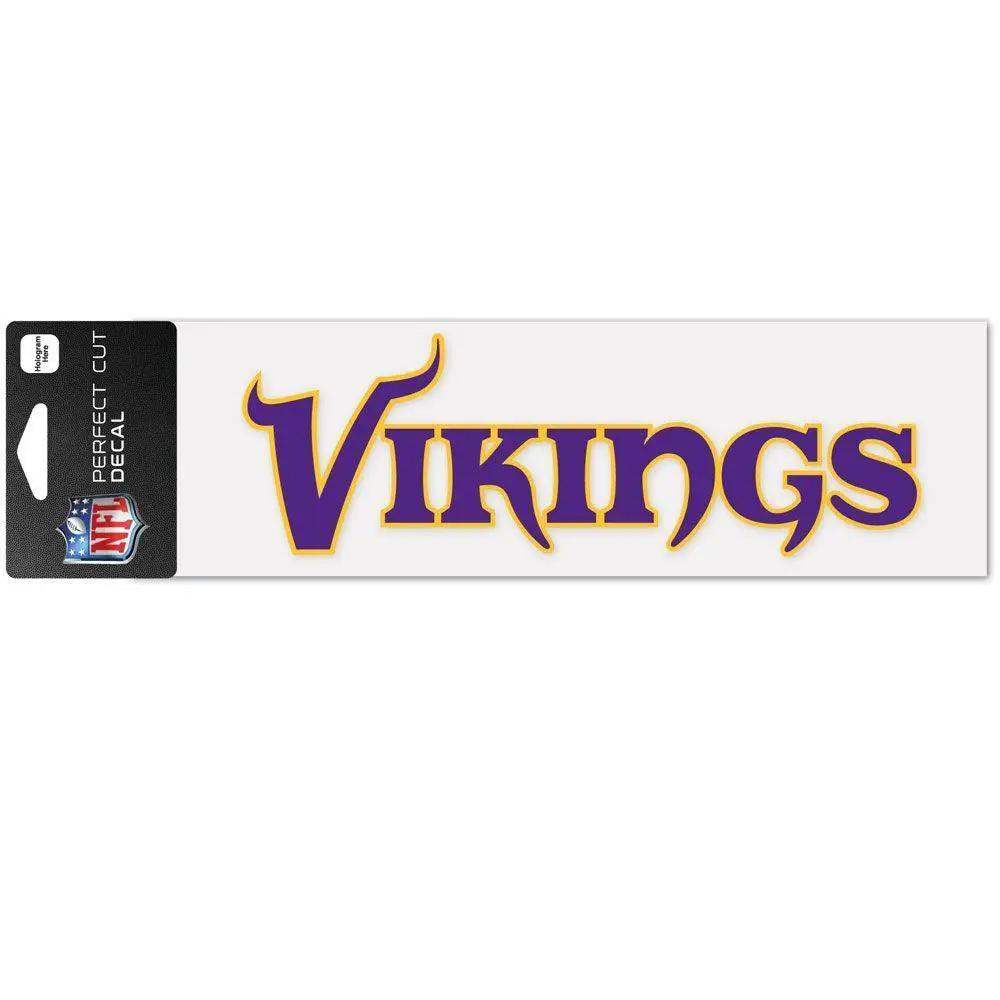 Minnesota Vikings Decal 3x10 Perfect Cut Wordmark Color - ToylandEU™