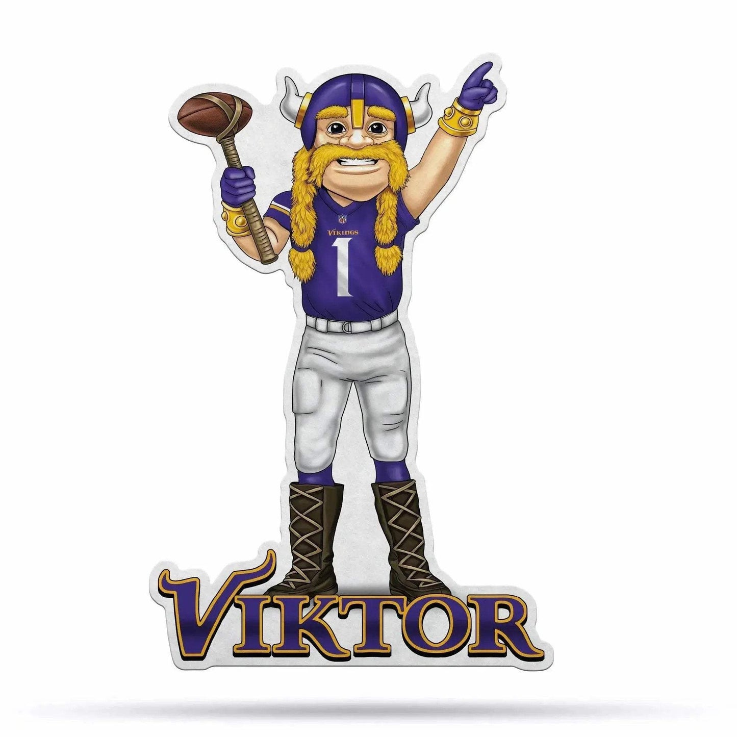 Minnesota Vikings Pennant Shape Cut Mascot Felt Design Gift - ToylandEU™