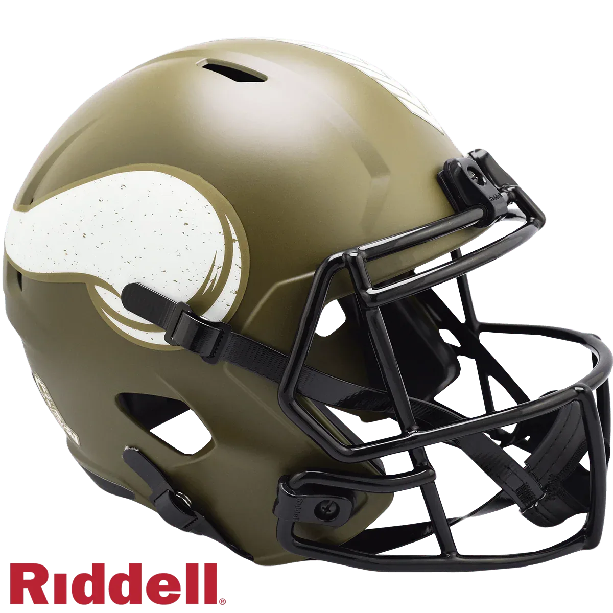 Minnesota Vikings Salute to Service Riddell Replica Helmet - ToylandEU™