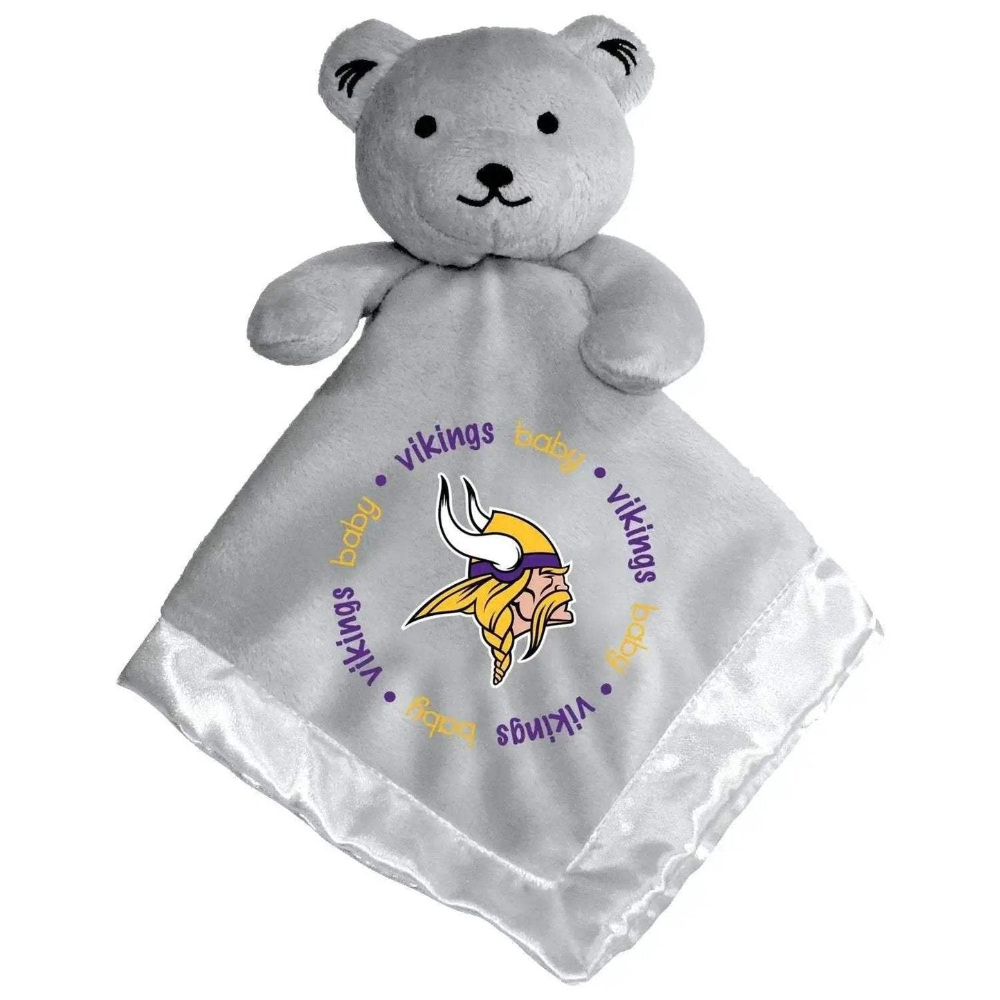 Minnesota Vikings Security Bear Gray Plush 14x14 Inches - ToylandEU™