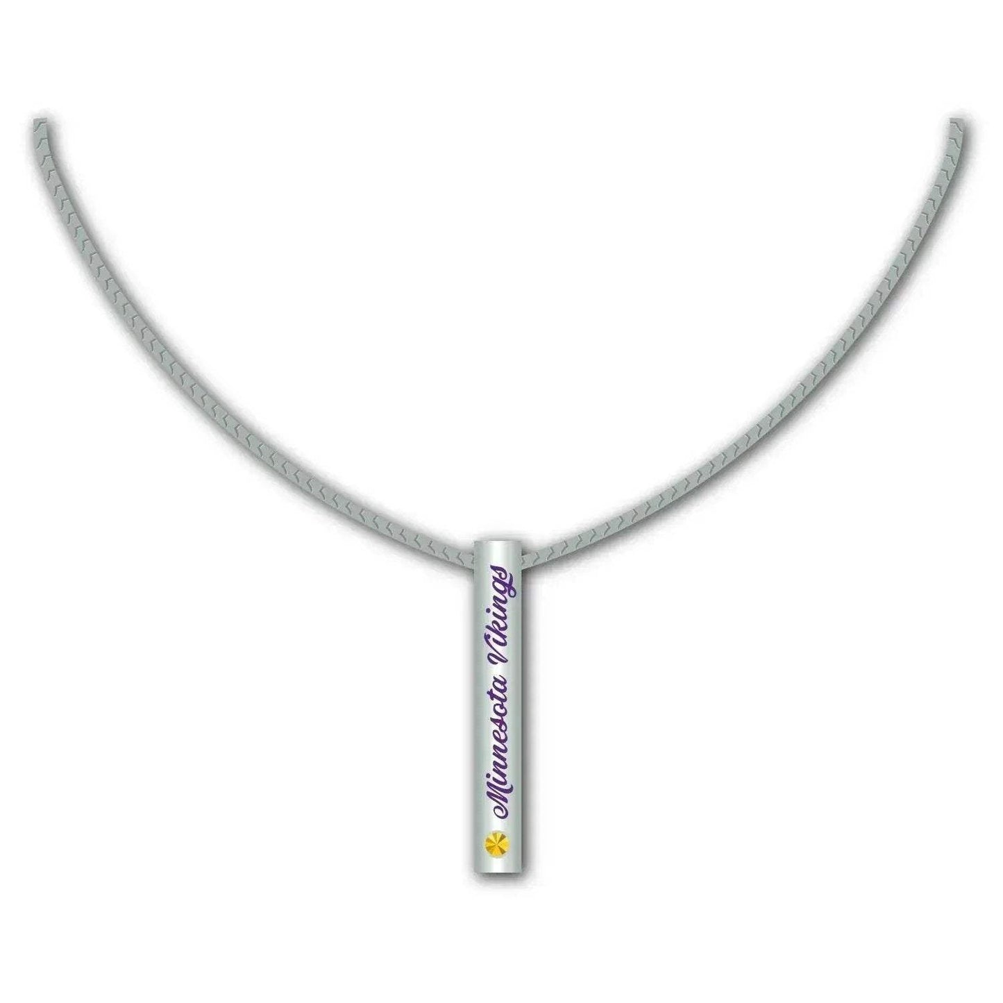 Minnesota Vikings Silver Bar Necklace For Fans Gift - ToylandEU™
