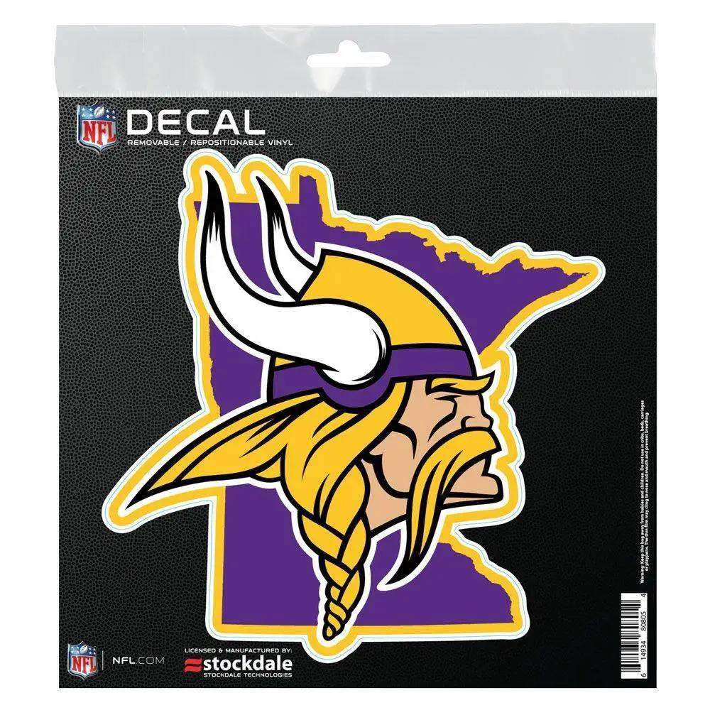 Minnesota Vikings Vinyl Decal 6x6 All Surface State Shape - ToylandEU™