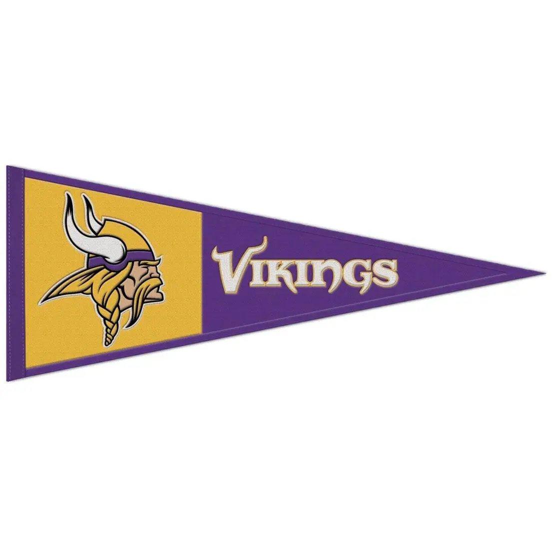 Minnesota Vikings Wool Pennant 13x32 Inches Wincraft - ToylandEU™