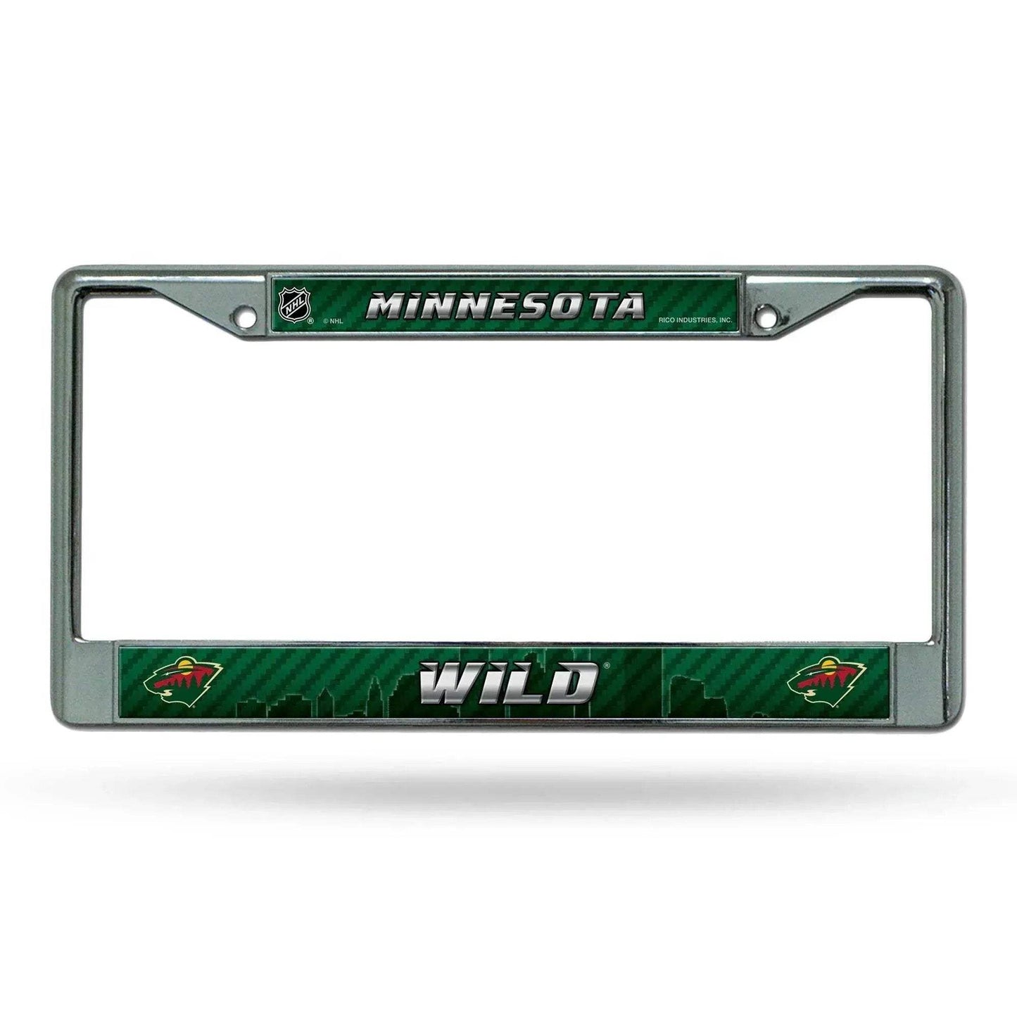 Minnesota Wild License Plate Frame Chrome Printed Insert - ToylandEU™